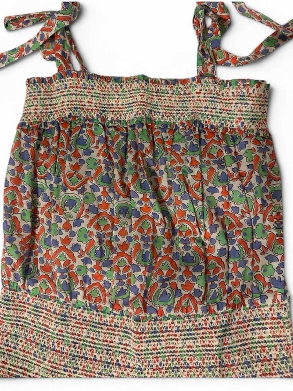 Tory Burch Legacy Paisley Smocked Sundress size M - Picture 5 of 8